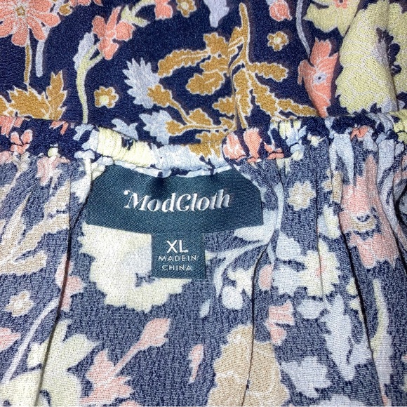 Modcloth Loving Reverie Moment Floral A-Line Dress Size XL - Picture 12 of 14